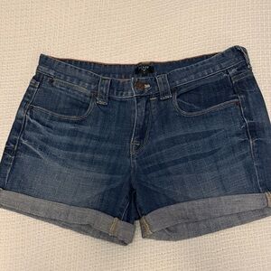 J. Crew Dark Blue Jean Shorts